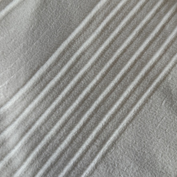 LE MODA WOMEN’S SHAWL PLEATED FLEECE PONCHO ONE SIZE WINTER WHITE COLOR - Picture 8 of 12